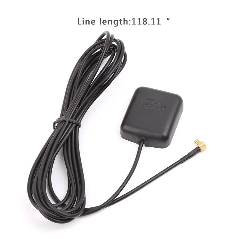 

Car GPS Antenna Receiver With 3.5mm MCX Right Angle Connector Navigator Aerial