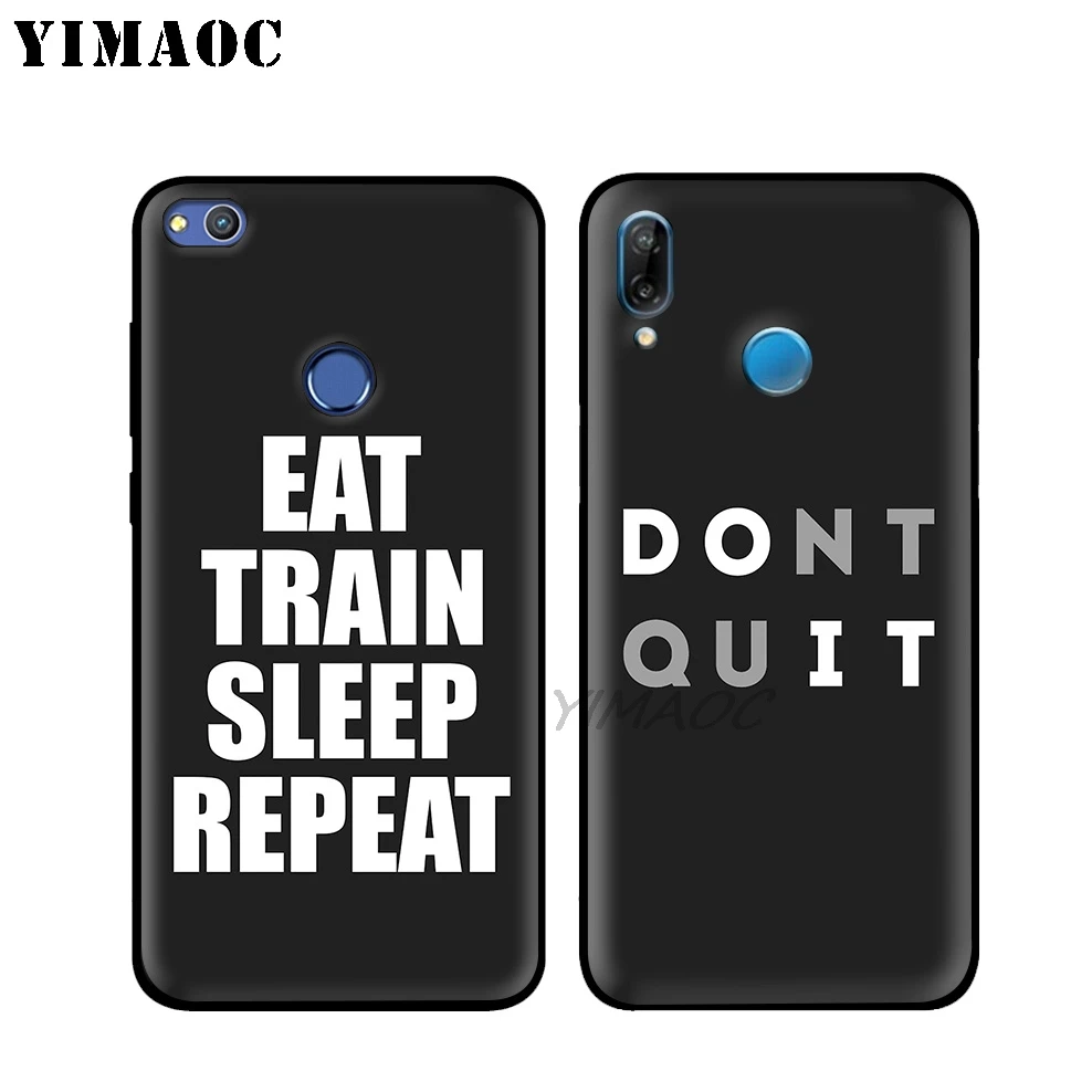 Мягкий чехол Conquer Gym Gain для бодибилдинга huawei P30 P20 Pro P10 P9 P8 2015 2017 P Smart Plus Z 2019 Nova 5i 4 3 3i 2i