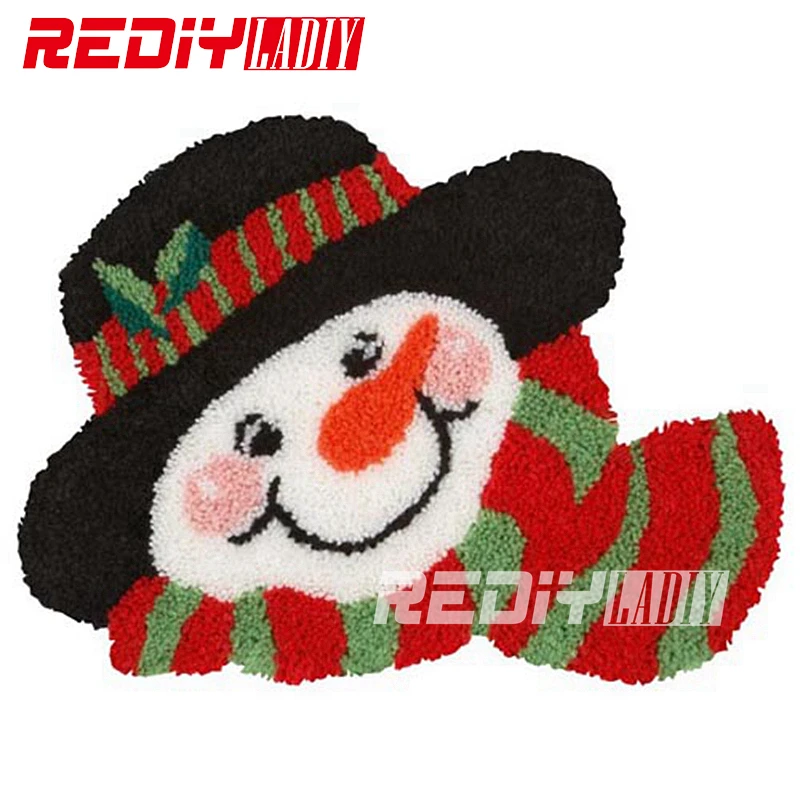 Набор крючков для ковров DIY акриловая пряжа вышивка напольный коврик Snowboy & Hat