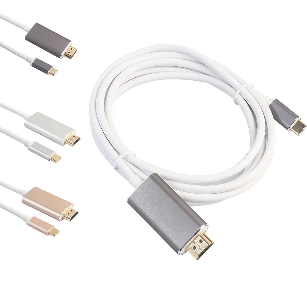 USB C к HDMI кабель тип c адаптер Thunderbolt 3 1 мужчин и 4 видео USBC 5 15| |