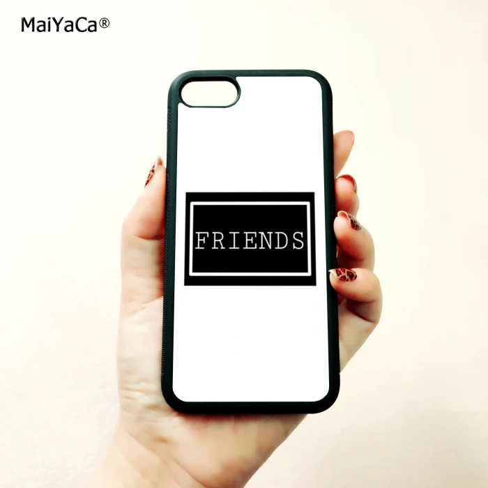 BFF любовь &quotЛучшие друзья&quot с закругленными краями телефонные чехлы для apple iPhone