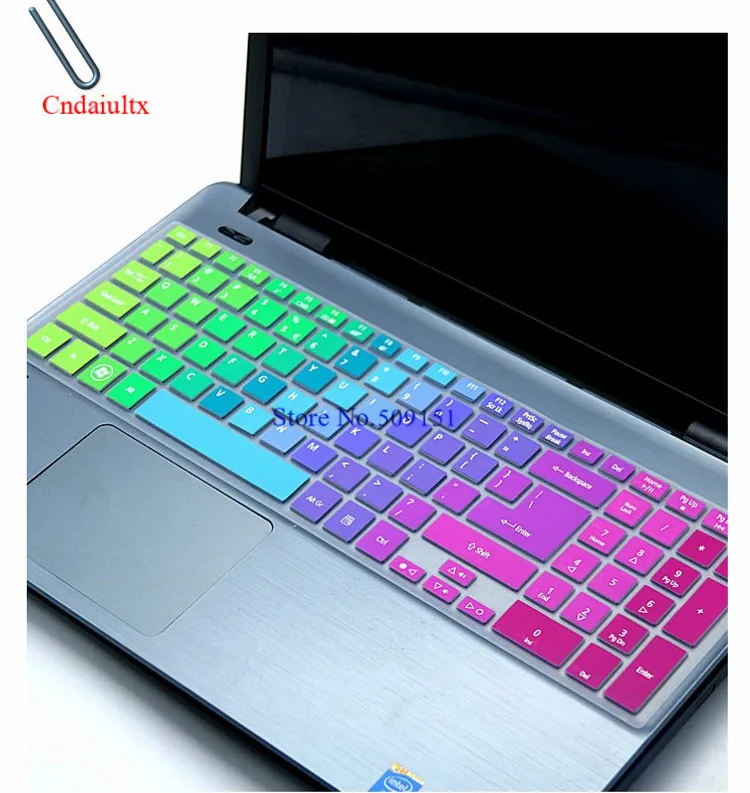 Color 1 15 дюйм чехол для клавиатуры протектор кожи для acer Aspire 5830 5830T 5951G VN7-791G V3-572G/571G/551G/771G/731G 5951G 5950G V3-571 - Цвет: Color 1