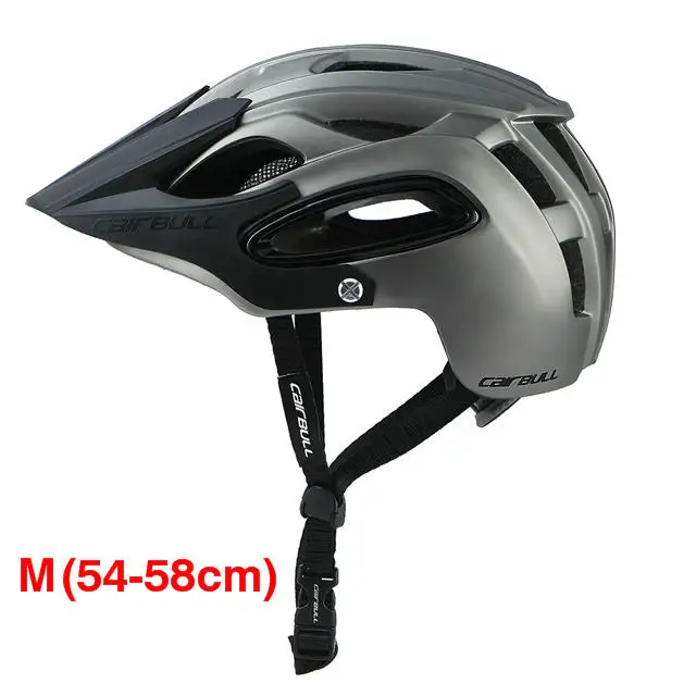 titanium M CAIRBULL, полностью терраи, велосипедный шлем Casco Ciclismo PC+ EPS, велосипедный горный шлем для мужчин и женщин, для спорта на открытом воздухе, защитный велосипедный шлем BMX - Цвет: titanium M