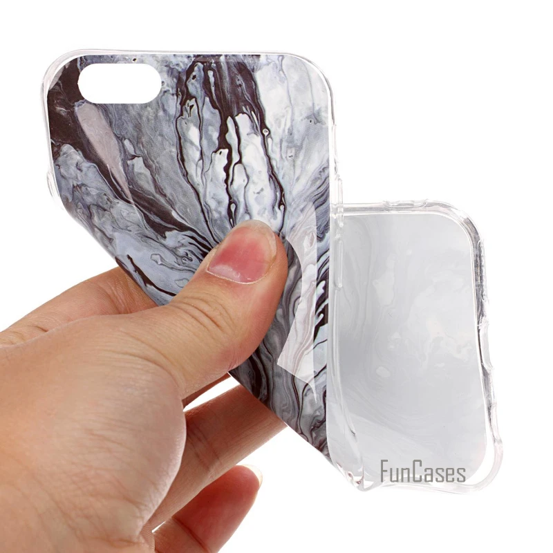 Чехол для iPhone 6 из мягкой изображение мрамора Обложка с рисунком Plus Мягкий