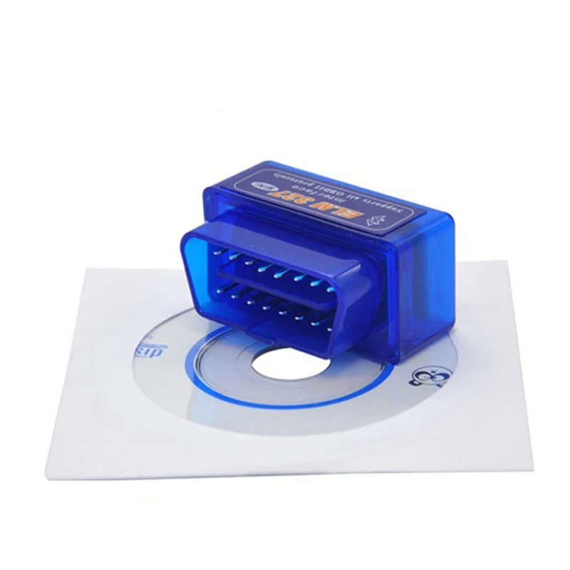 Лучшая цена Супер Мини ELM327 Bluetooth OBD2 v2.1 Поддержка всех obdii смартфонов и ПК mini ELM 327