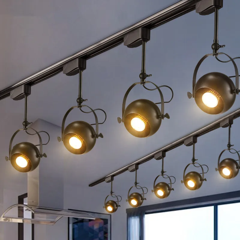 Vintage Ceiling Lights LED Spot Ceiling Lamp Retro loft cloth shop light for kitchen living room Luminaria light fixtures