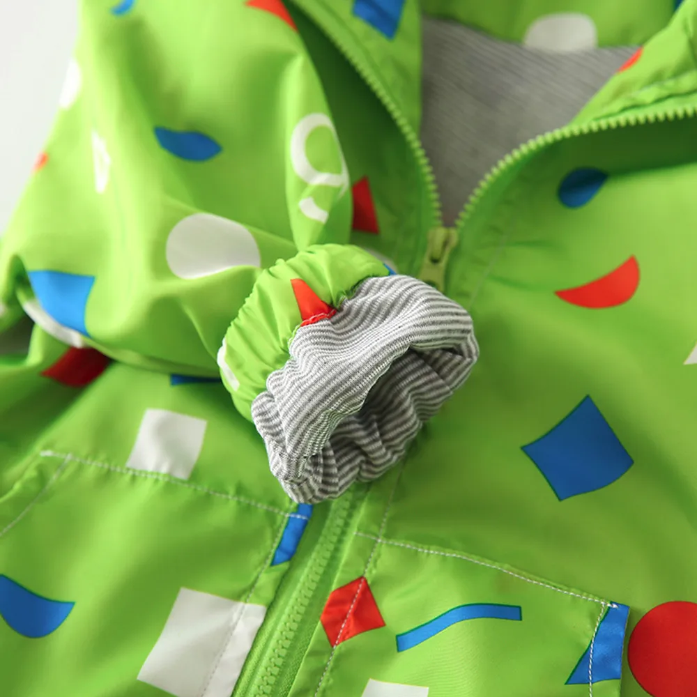 Модное детское пальто унисекс осенняя куртка Верхняя одежда ветровка с