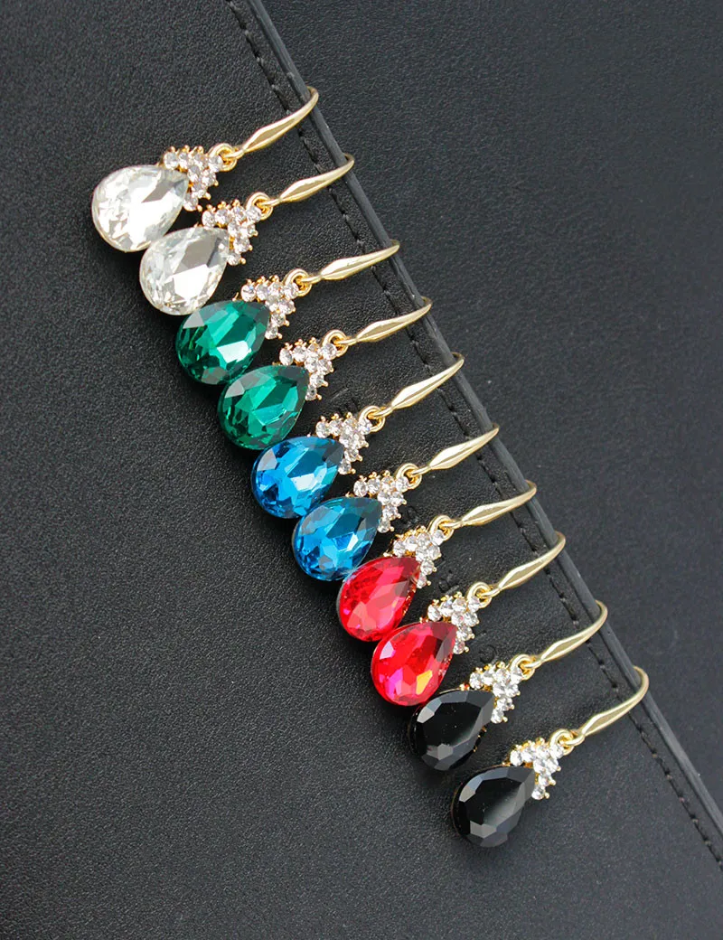 F &amp U Классический роскошный ювелирный набор с кристаллами красочные