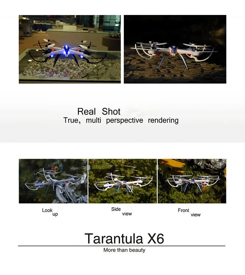 Tarantula X6 Дрон пульт дистанционного управления Дрон HD RC вертолет 4 канала Дрон с Wi-Fi 300 м дистанционный Квадрокоптер для ребенка весенний тур