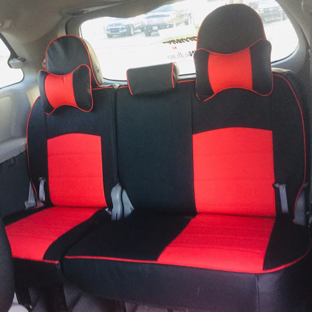 Автомобильный чехол для Toyota Sienna, чехлы для сидений, стильные чехлы для сидений, защитные чехлы из воловьей кожи, набор автомобильных аксессуаров 2004- лет