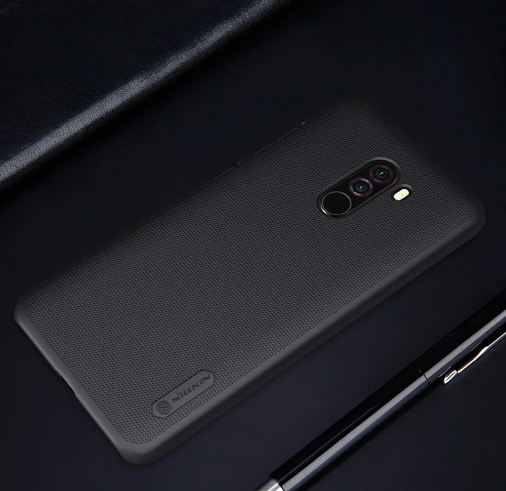 Матовый чехол NILLKIN для Xiaomi Pocophone F1 Poco жесткий Пластик чехла задней панели |