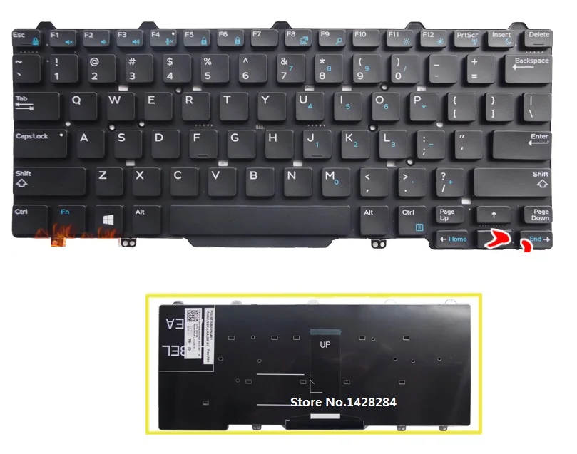 SSEA Новый ноутбук клавиатура США для DELL Latitde 3340 E3340 без рамки|keyboard for dell|keyboard laptoplaptop