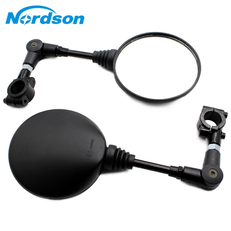 Зеркало мотоциклетное Nordson 22 мм ручка для бара Yamaha Suzuki Ducati Kawasaki BMW Buell KTM Dual Sport