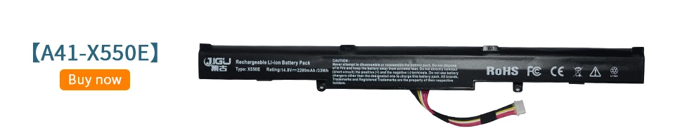 JIGU Аккумулятор для ноутбука ASUS A450C A550C F450C F550C F552C K450C K550C P450C P550C R409C R510C X450C X452C X550C X550CA
