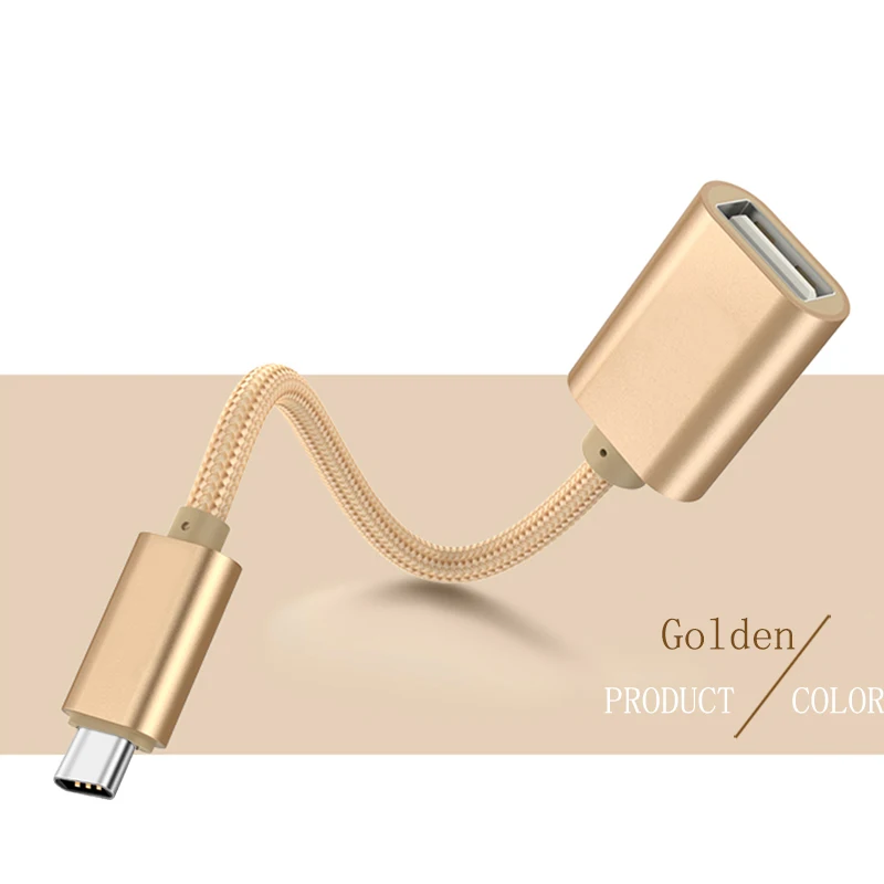 Кабель OTG с разъемом USB Type c и штекером C адаптер для Macbook Samsung S8 Plus Note 8 кабель otg Nexus 5X