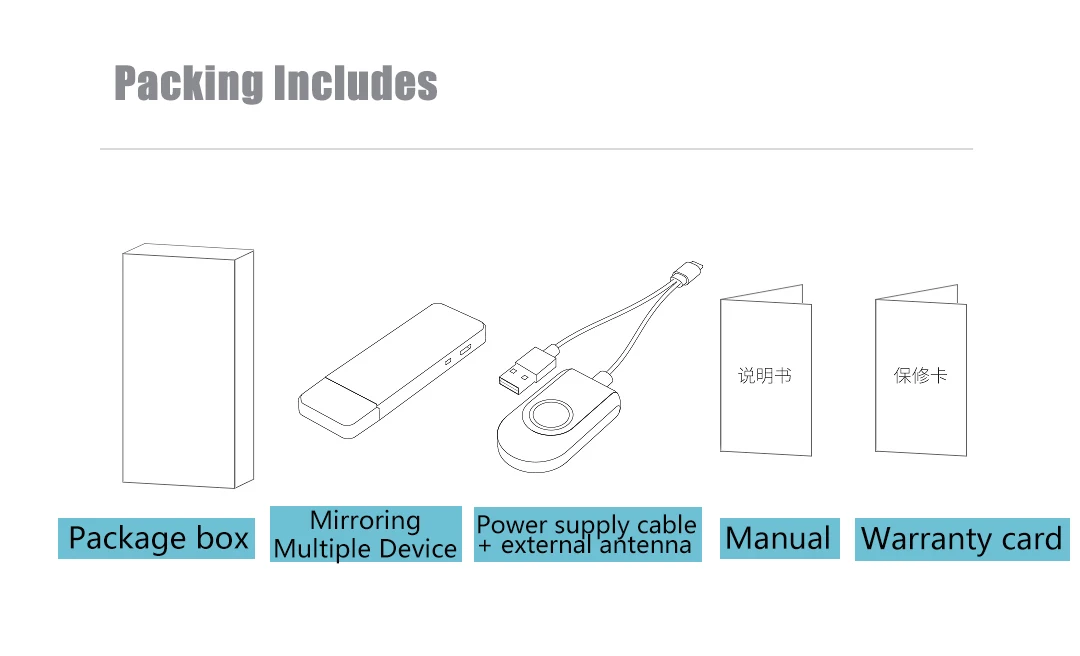 Xiaomi Youpin HDMI Беспроводной зеркальный несколько устройств с тем же экраном wifi 2,4g+ 5g 1080 p HD один экран Смарт-устройство