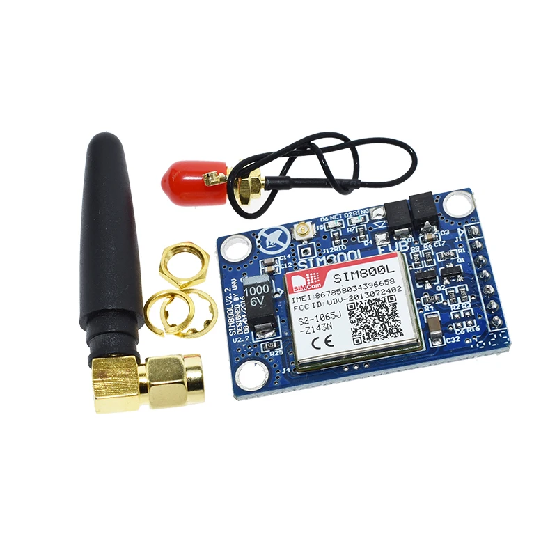 WAVGAT SIM800L V2.0 5V беспроводной GSM GPRS модуль Quad-Band W/антенна кабельный колпачок
