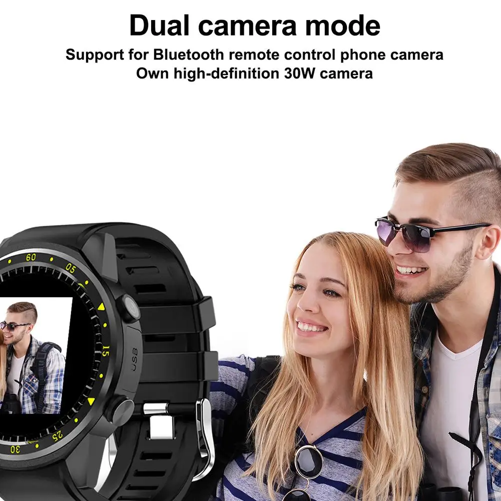 F1 1,3 Смарт-часы Bluetooth 4,0 ips сенсорный экран Смарт-браслет gps спортивные умные часы монитор сердечного ритма Поддержка FM TF карта