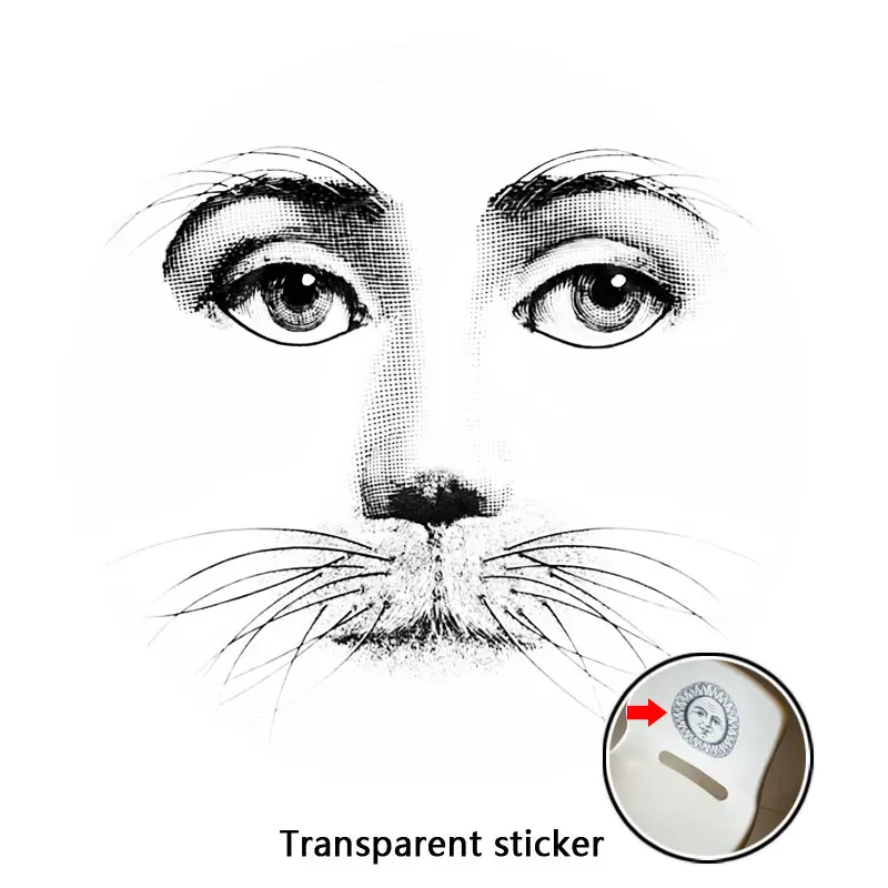 NO.197-220 дизайнерские обои Fornasetti, прозрачные наклейки, наклейки на стену для украшения стен, гостиной, 1 шт - Цвет: 199
