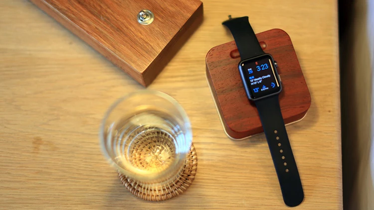 Для Apple Watch Зарядное устройство деревянный зарядная док-станция для Apple Watch Series 1 2 3 iWatch держатель