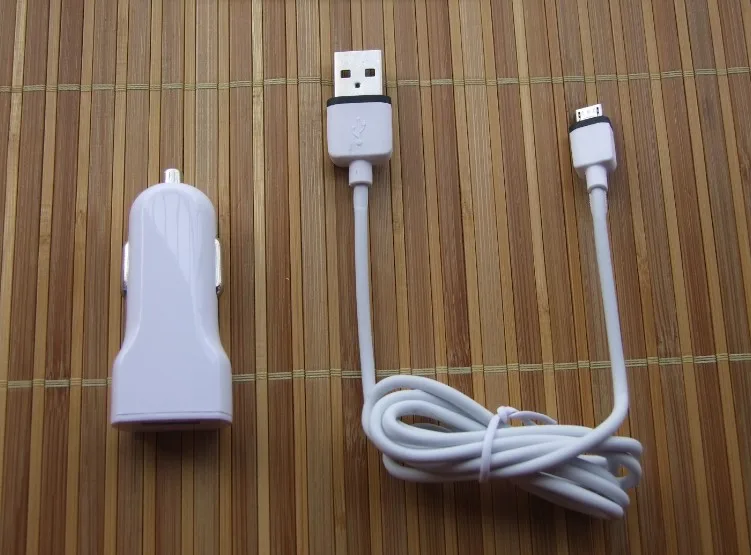 Кабель Micro USB + оригинальное автомобильное зарядное устройство YBY Брендовое