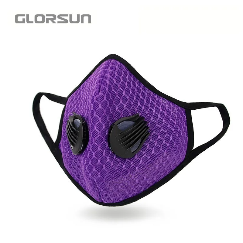 GLORSUN дизайн n99 угольный фильтр против смога пыли маска для лица загрязнения дыхания n95 респиратор с принтом на заказ Защитная Сетчатая Маска