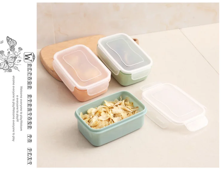 Здоровый материал Пшеничная солома Bento коробки кухонная посуда контейнер для хранения еды портативное хранение для детей студенческое хранение