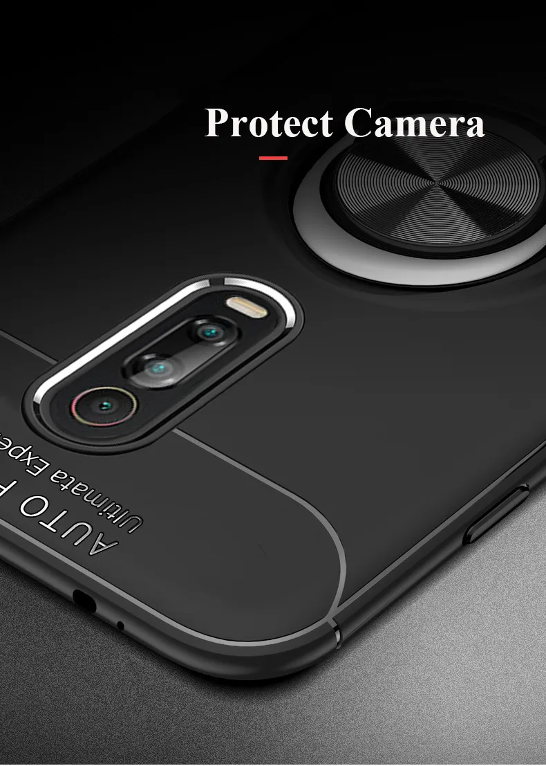 Роскошный защитный чехол для Xiaomi mi 9 T, чехол с магнитным кольцом, силиконовый чехол для Xiaomi mi 9T mi 9T Pro, чехол s Fundas