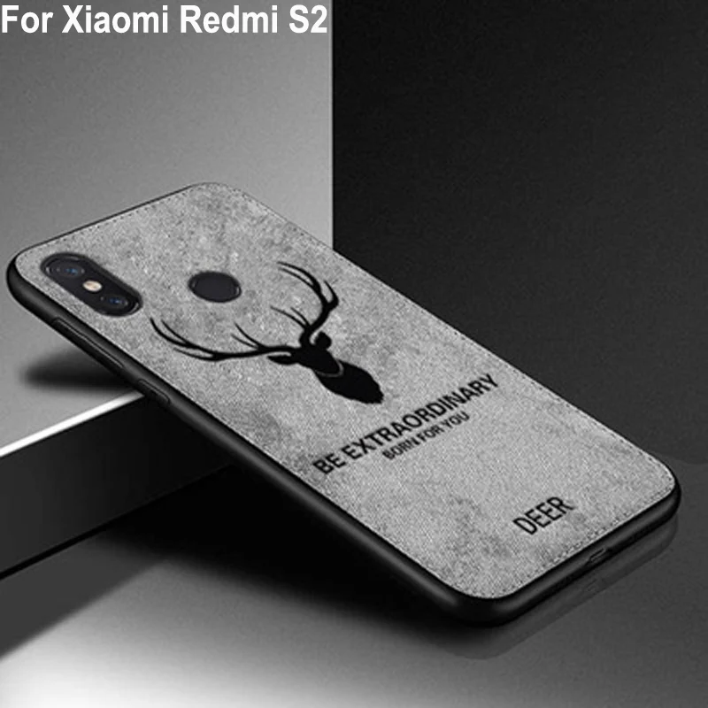 Чехол для Xiaomi Redmi S2 чехол мягкая силиконовая рамка тканевый задней панели S 2 чехлы