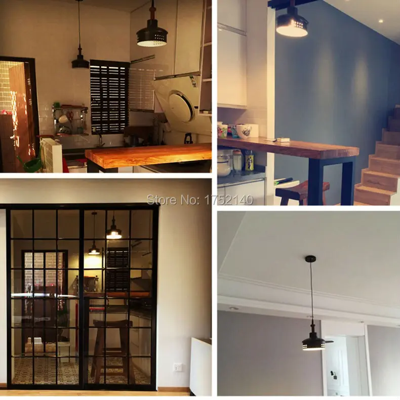 Подвесной светильник в стиле лофт длиной 22 см. Креативная комнатная простая и