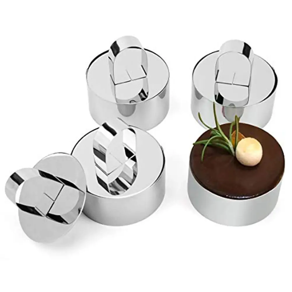 4 шт./компл. маленькая еда кондитерский мусс торт шоколадная формочка для десерта