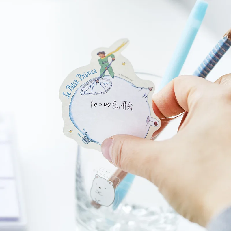 3 шт./компл. Корейский мультфильм Маленький принц блокнот бумага Липкие заметки