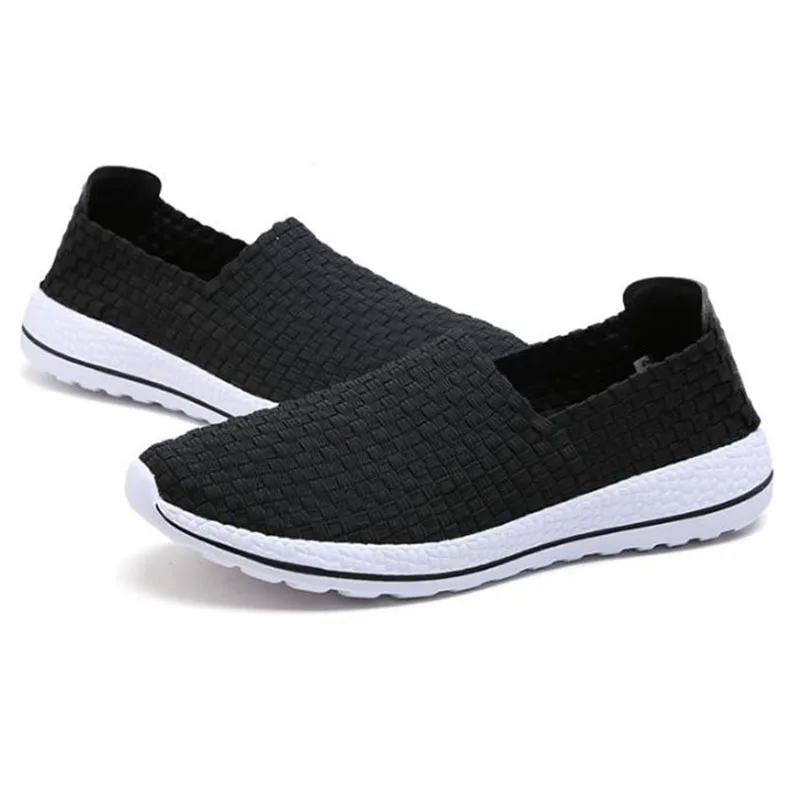 Летние мужские повседневные кроссовки легкие дышащие Спортивные без шнуровки