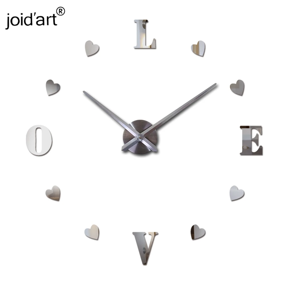 Новые Настенные часы reloj de pared кварцевые европейские для дома гостиной 3d