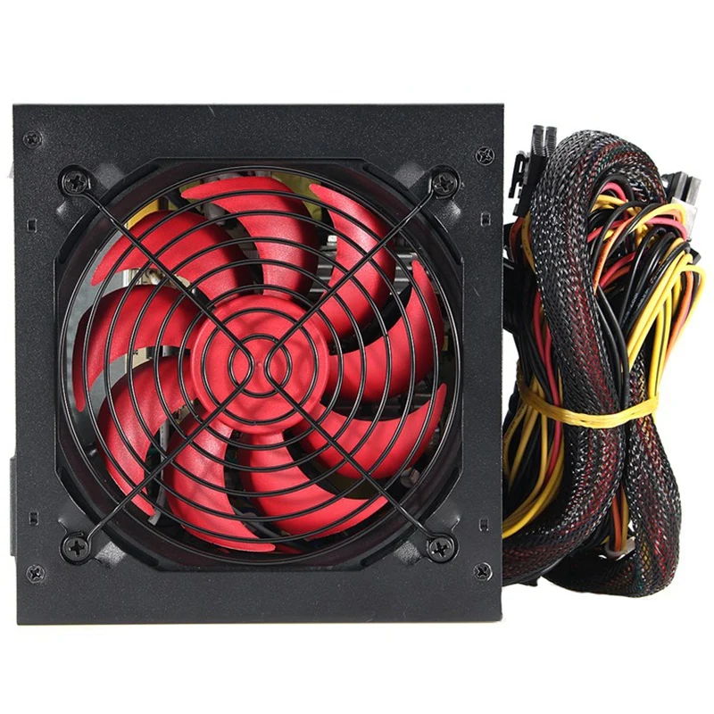 Eu Plug 800W For Intel Amd Pc 12V Atx Power Supply Sli Pci-E 12Cm Fan Computer Btc | Компьютеры и офис