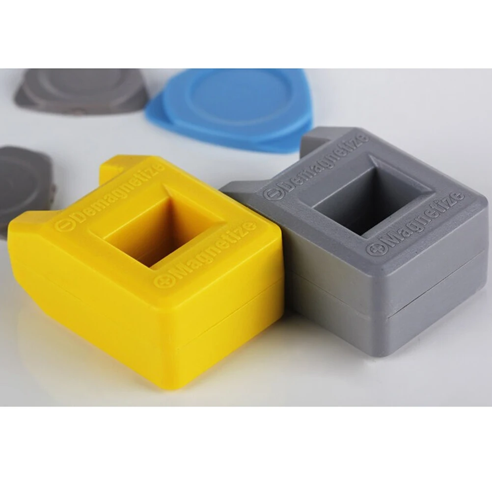 

Magnetic Yellow Mini 2 in 1 Magnetizer Demagnetizer Tool Screwdriver