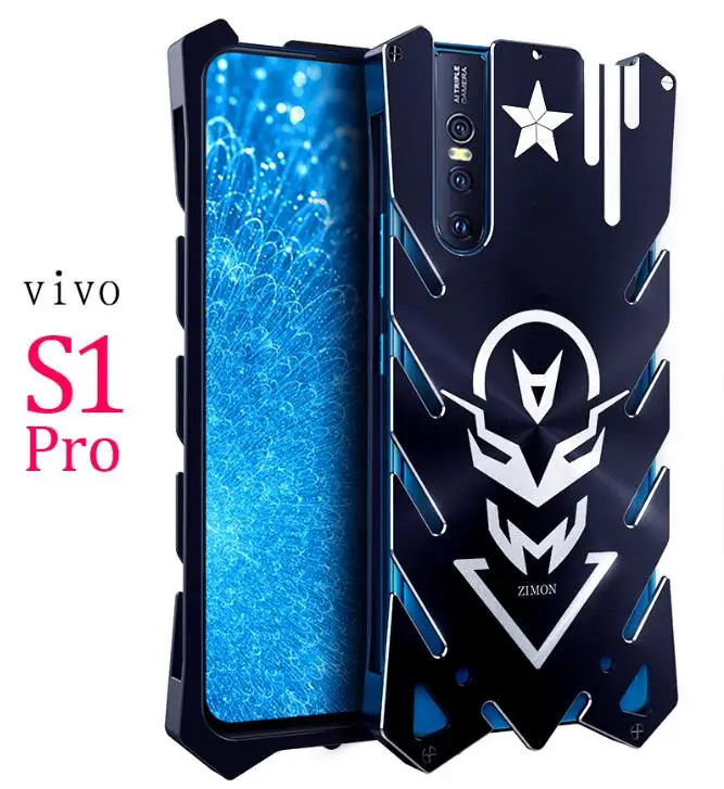 

VIVO IQOO Zimon Luxury New Thor Heavy Duty Armor Metal Aluminum Phone Case For VIVO IQOO S1 Pro VIVO U1 X27 Pro Y91 Y97 Y93 Case