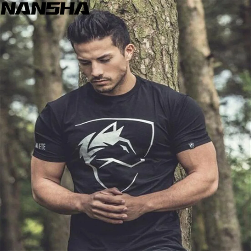 Новинка мужские футболки ALPHALETE модная одежда для фитнеса с коротким рукавом