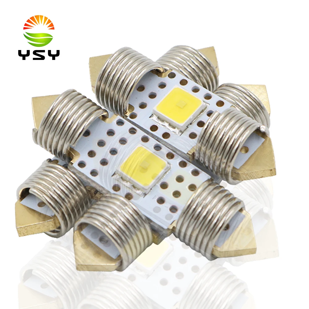 

YSY white Festoon 31mm/36mm/39mm/41mm LED Bulb C5W C10W Super Bright 5050 SMD Auto Interior Doom Lamp Car Styling Light 20PCS
