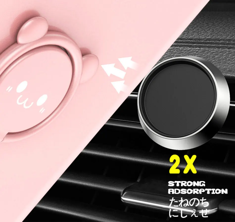 Cute Cartoon Mobile phone grip bracket phone expanding stand phone finger ring holder for phones for iphone x xs 8 xiaomi redmi