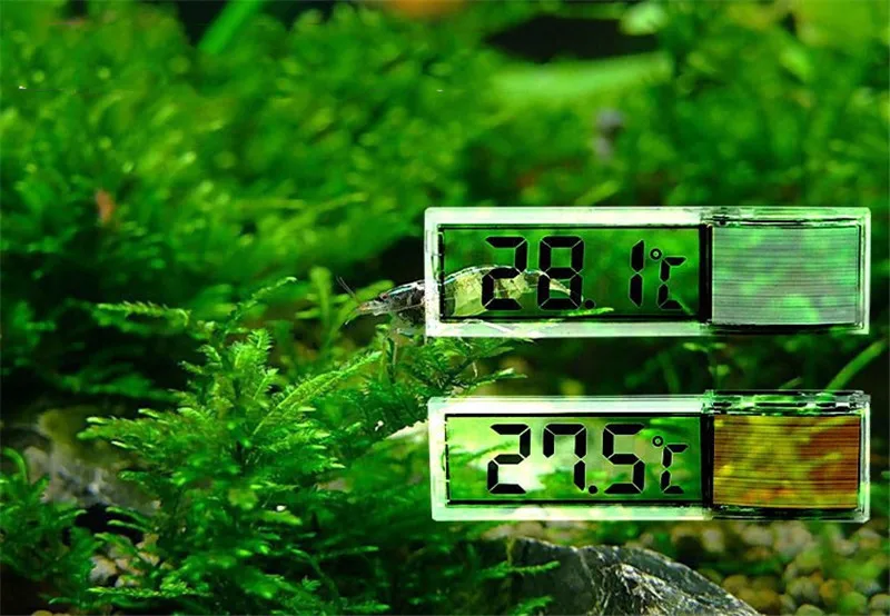 Аквариумный термометр ЖК-цифровой электронный аквариум 3D цифровой измеритель температуры наклейка рыба креветка черепаха аквариум Декор
