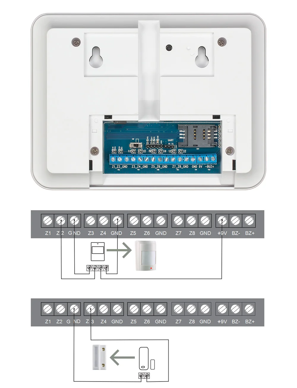 G90B Plus+ DIY беспроводная Wi-Fi GSM GPRS система охранной сигнализации для дома и сада, 10 пар, 100 м, беспроводной ИК-лучи, приложение для управления сигнализацией