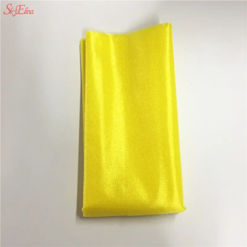 Новинка розовый 5 м x 48 см белая прозрачная органза в рулоне ткань сделай сам стула