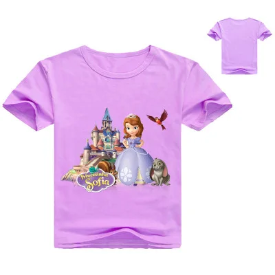 Новые детские топы для девочек одежда детей модные футболки с короткими рукавами