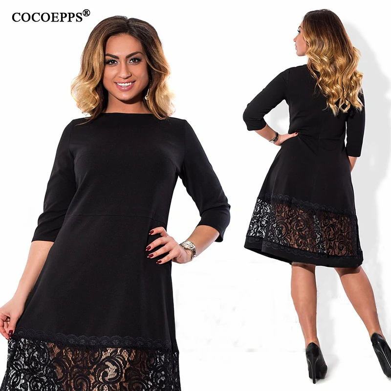 Летнее женское платье 5XL 6XL сексуальное кружевное для вечеринки Повседневное