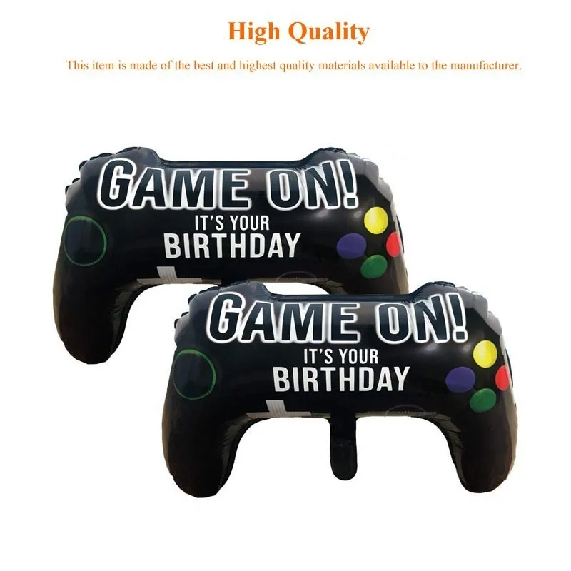 1 шт. 64 см X 40 контроллер видеоигры Шар Из Алюминиевой Фольги Для детей день