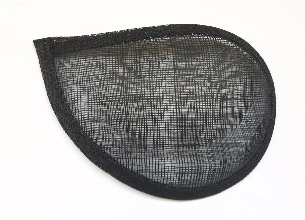 1 шт. 6," x 4,5" КАПЛЕВИДНАЯ шляпа Sinamay Вуалетка основа Millinery Ремесло Материал B064