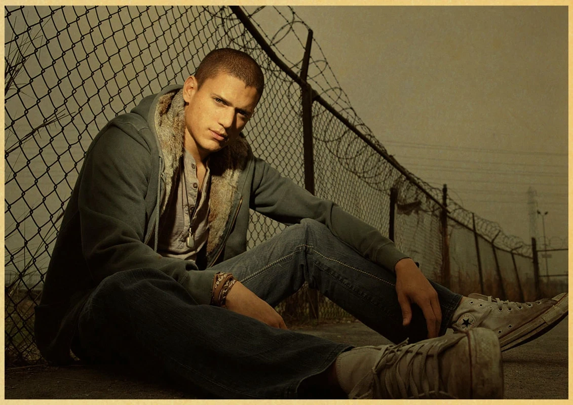 B039 Prison Break Wentworth Miller Доминик Пёрселл винтажный бумажный плакат настенная живопись украшение дома 42X30 см 30X21 см - Цвет: B039