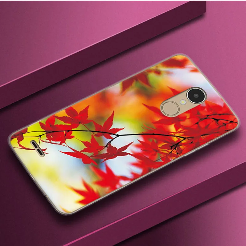 Мягкий чехол для телефона из ТПУ с экзотическим природным пейзажем LG K8 2017 задняя