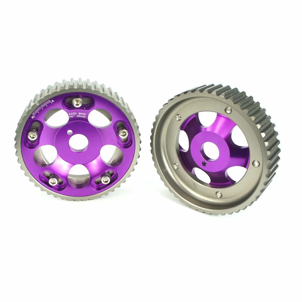 2pcs Cam Gears Pulley Kit Alloy Timing Gear For Toyota Supra 1jz 2jz Pullys Red/Blue/Purple Color YC100731 |
